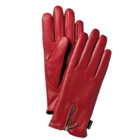 Gaucho Dames Handschoenen Leer | Rood | www.pietkoopmans.nl
