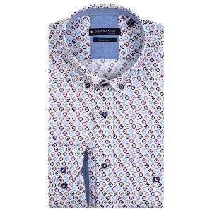 Giordano Overhemd | Wit Multi Print
