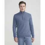 Holebrook Stellan Windblocker Trui | Ijsblauw | www.pietkoopmans.nl