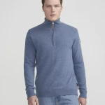 Holebrook Stellan Windblocker Trui | Ijsblauw | www.pietkoopmans.nl