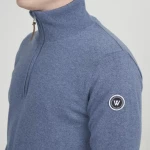 Holebrook Stellan Windblocker Trui | Ijsblauw | www.pietkoopmans.nl