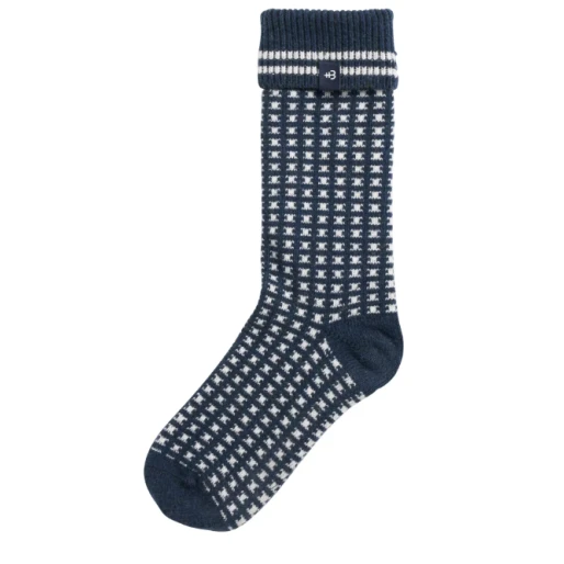 Holebrook Zweedse Dikke Sokken | Navy | www.pietkoopmans.nl
