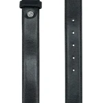 Lederen herenriem voor pantalon | Zwart | www.pietkoopmans.nl
