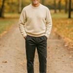 Piet Elastische Taille Broek | Gennep Antraciet | www.pietkoopmans.nl