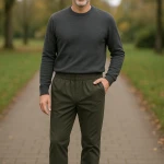 Piet Elastische Taille Broek | Gennep Groen | www.pietkoopmans.nl