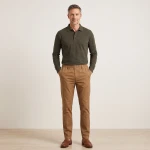 Elastische Taille Broek Amberg Winter | Camel | www.pietkoopmans.nl