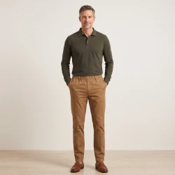 Elastische Taille Broek Amberg Winter | Camel