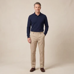 Elastische Taille Broek Amberg Winter | Beige