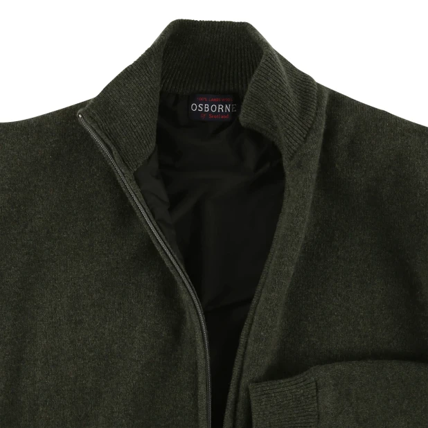 Osborne Windblock Vest Lamswol | Seaweed  | www.pietkoopmans.nl