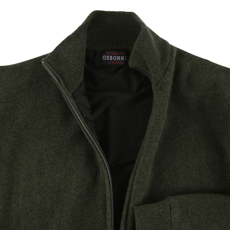 Osborne Windblock Vest Lamswol | Seaweed  | www.pietkoopmans.nl