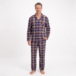Ringella Tricot Pyjama | Brique Groen Geruit