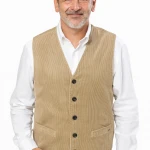 S4 Prague Rib Gilet | Beige | www.pietkoopmans.nl