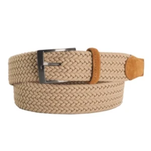 Gevlochten Elastische Riem | Khaki