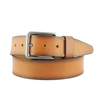 Lederen Riem Casual | Cognac | www.pietkoopmans.nl