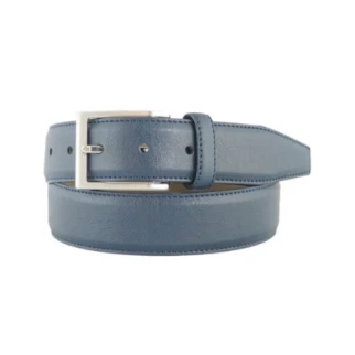 Lederen Pantalon  Herenriem | Marine | www.pietkoopmans.nl