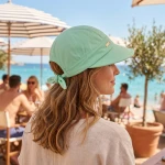 Seeberger Cap met grote klep | Mint | www.pietkoopmans.nl