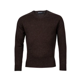 Baileys Pullover Lamswol | Donkerbruin