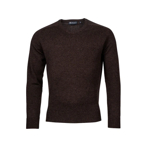 Baileys Pullover Lamswol | Donkerbruin