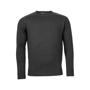 Baileys Pullover Lamswol Ronde Hals | Antraciet