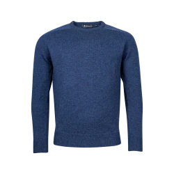 Baileys Lamswol Trui Ronde Hals | Blauw