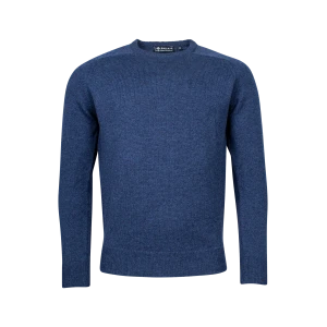 Baileys Lamswol Trui Ronde Hals | Blauw