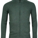 Baileys Lamswol Vest | Groen Gemeleerd | www.pietkoopmans.nl