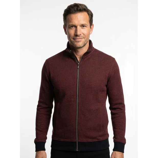 Baileys Winter Vest | Gemeleerd Bordo | www.pietkoopmans.nl
