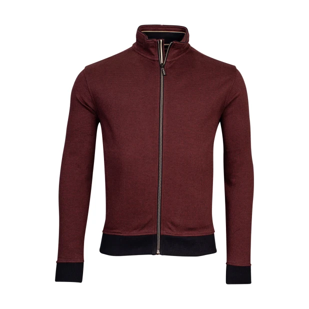 Baileys Winter Vest | Gemeleerd Bordo | www.pietkoopmans.nl