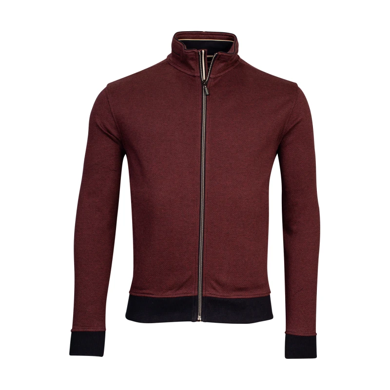 Baileys Winter Vest | Gemeleerd Bordo | www.pietkoopmans.nl