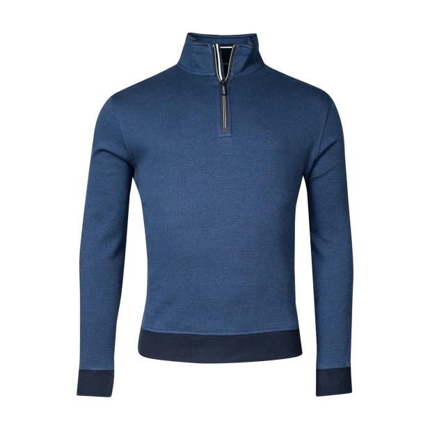 Baileys Trui Met Rits | Marine Blauw | www.pietkoopmans.nl