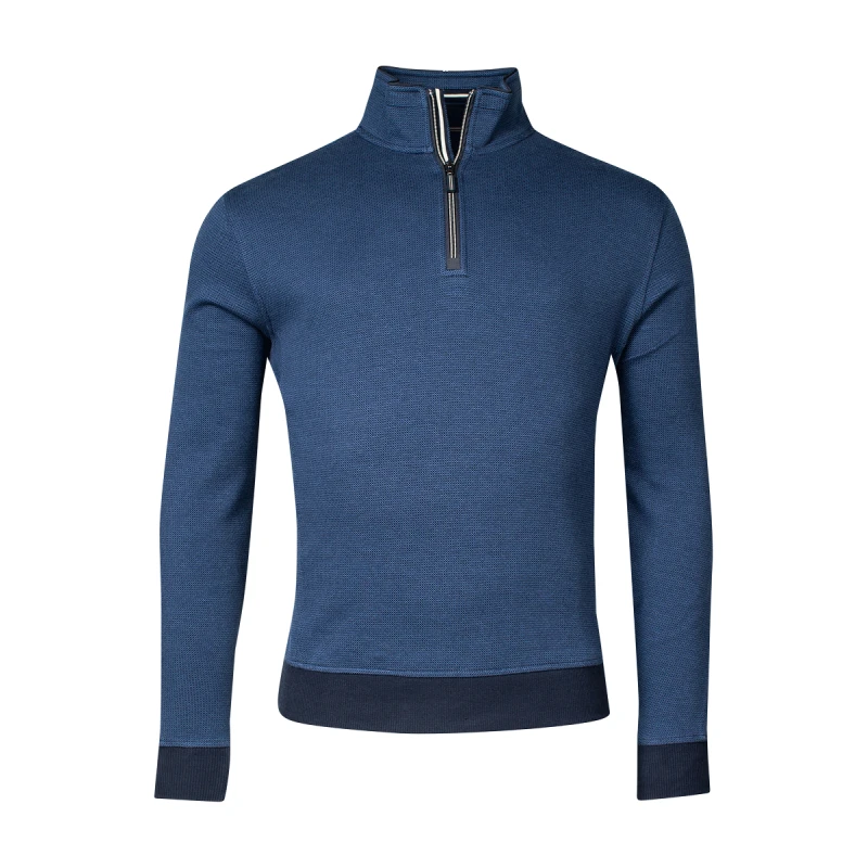 Baileys Trui Met Rits | Marine Blauw | www.pietkoopmans.nl