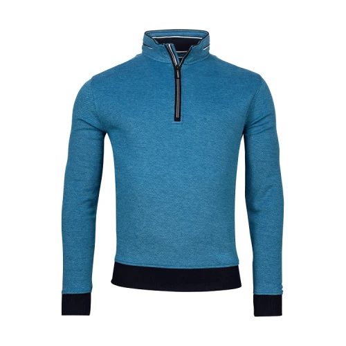 Baileys Sweatshirt | Zomers Blauw | www.pietkoopmans.nl