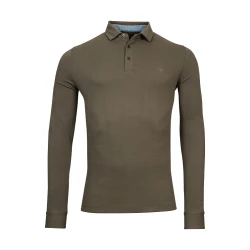 Baileys Polo Lange Mouw | Khaki