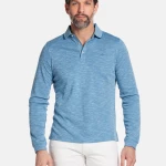 Baileys Polo Lange Mouw | Blue | www.pietkoopmans.nl