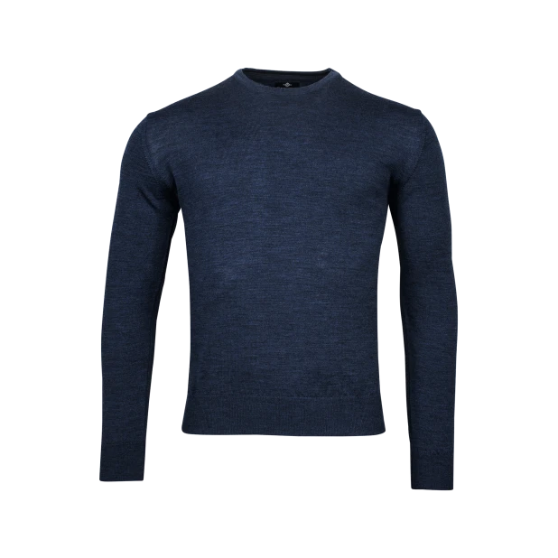 Baileys Trui Merino Wol | Marine | www.pietkoopmans.nl