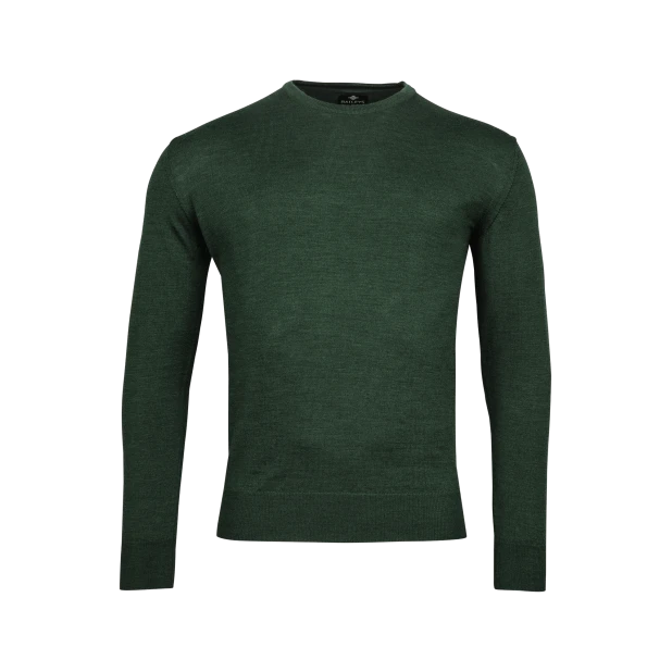 Baileys Trui Merino Wol | Donker Groen | www.pietkoopmans.nl