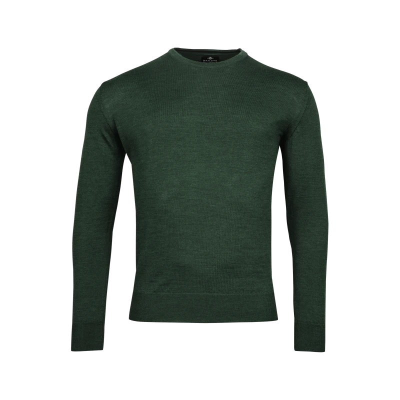 Baileys Trui Merino Wol | Donker Groen | www.pietkoopmans.nl
