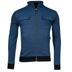 Baileys Zomer Vest met 2 Borstzakken | Indigo| www.pietkoopmans.nl