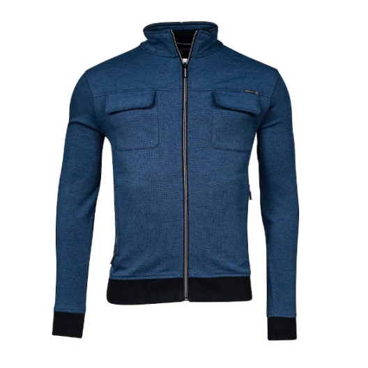 Baileys Zomer Vest met 2 Borstzakken | Indigo| www.pietkoopmans.nl