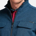 Baileys Zomer Vest met 2 Borstzakken | Indigo| www.pietkoopmans.nl