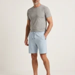 Baileys Korte Sweat Broek  | Lichtblauw | www.pietkoopmans.nl