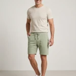 Baileys Korte Sweat Broek  | Lichtgroen | www.pietkoopmans.nl