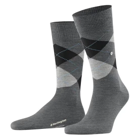 Burlington Sokken Edinburgh | Asphalt Melange