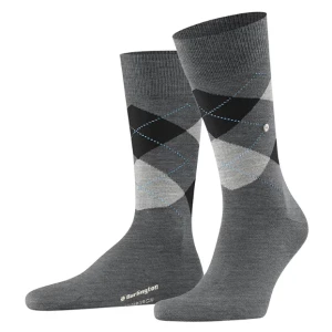 Burlington Sokken Edinburgh | Asphalt Melange