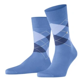 Burlington Manchester Sokken | Triple Blue
