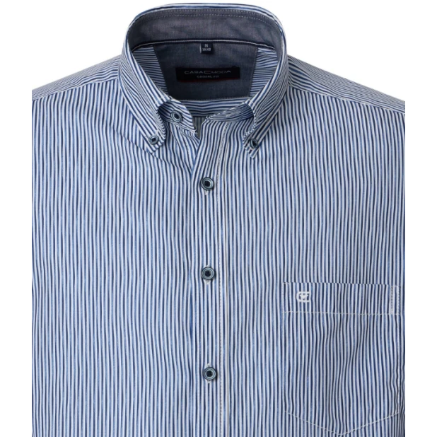 Casamoda Overhemd | Streep Button Down | www.pietkoopmans.nl