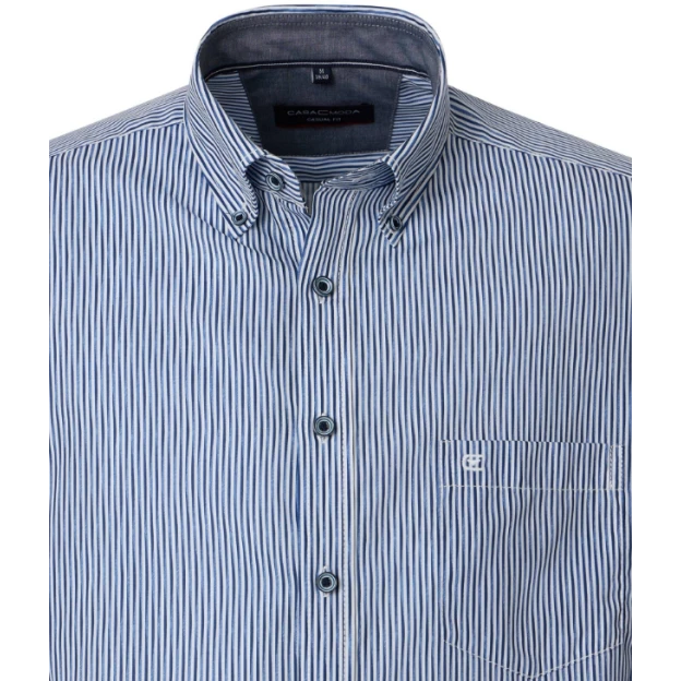 Casamoda Overhemd | Streep Button Down | www.pietkoopmans.nl