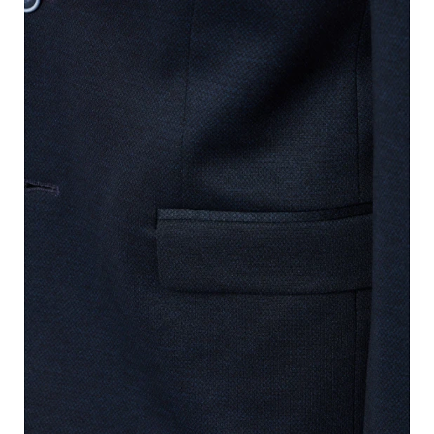 Venti Stretch Colbert | Marine Blauw | www.pietkoopmans.nl