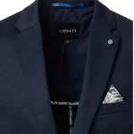 Venti Stretch Colbert | Marine Blauw | www.pietkoopmans.nl