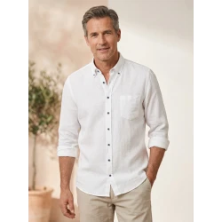 Casamoda Linnen Zomer Shirt | Wit